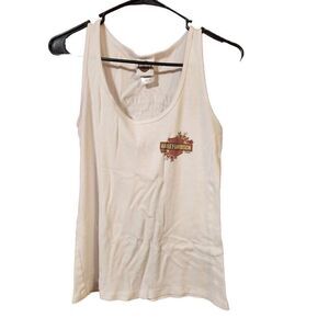 Harley davidson M tank top white